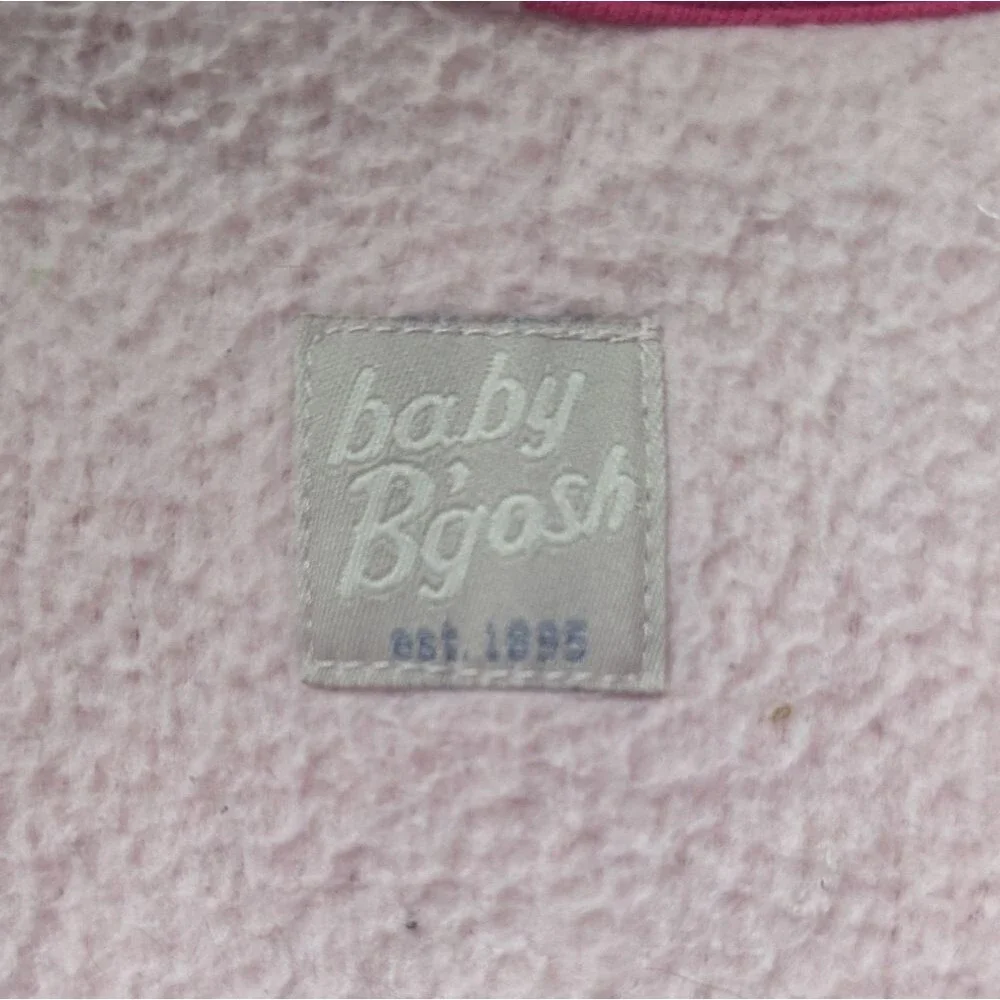 Baby B'gosh Pink Sherpa Jacket with Ears Size 3 Months